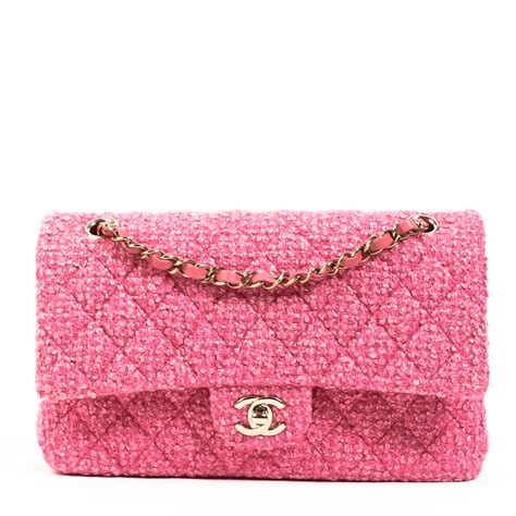 chanel tweed flap style|Chanel flap style.